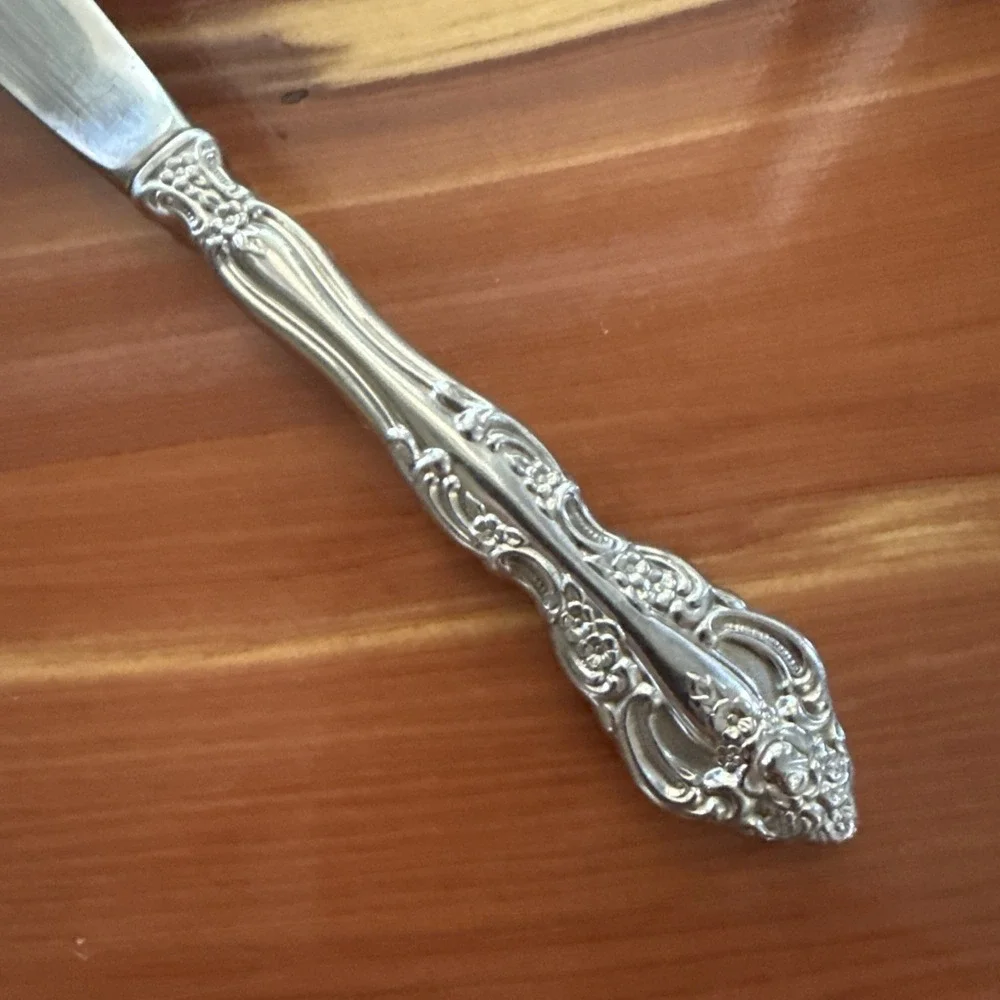 Oneida Michelangelo Heirloom Stainless Dinner Knives Set Of 4 9